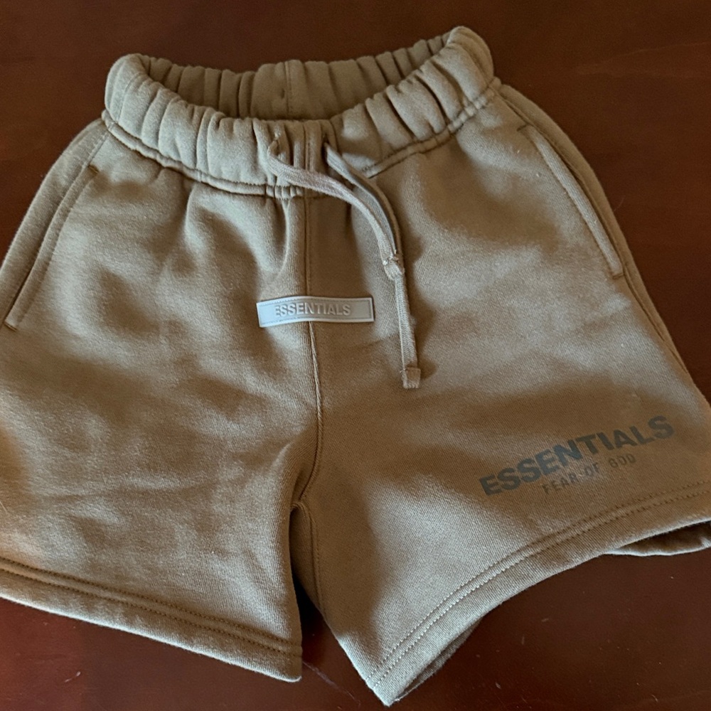 FOG Essentials Kids Beige Shorts